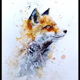 Big world fox Big world fox painting