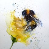 " Buzzy bee " Bee painting