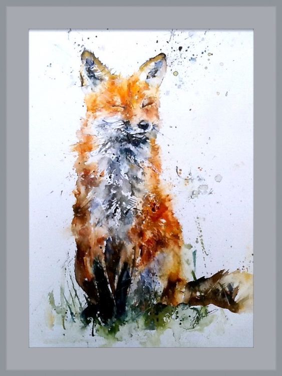 Fox painting
