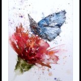 Blue butterfly SOLD