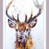" Majesty ll " Stag painting