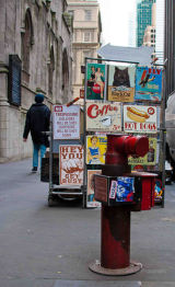 New York - Fire Hydrant & Street Vendor