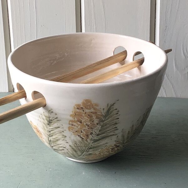 Pine Cones & Needles Noodle Bowl