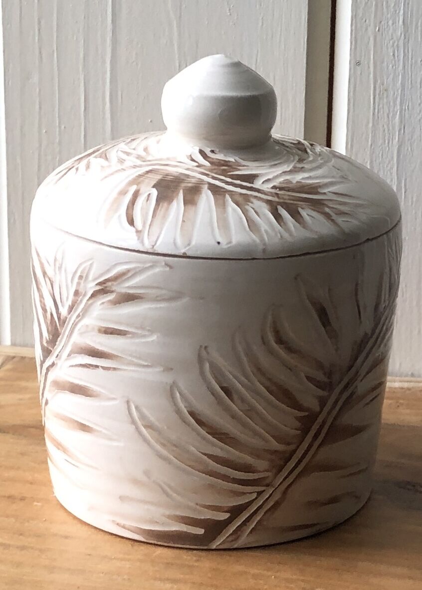 Bracken Lidded Storage Jar - Sold