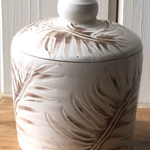 Bracken Lidded Storage Jar - Sold