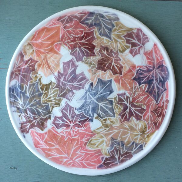 Crimson King Maple Serving Disc - Sold