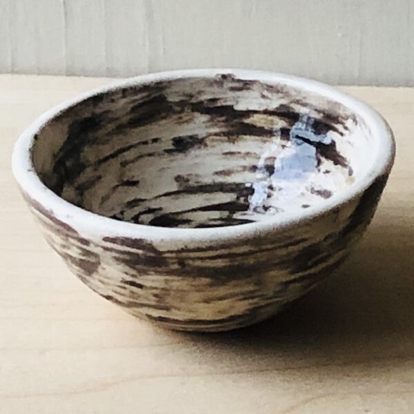 Ring Dish in Silver Birch Bark Pattern