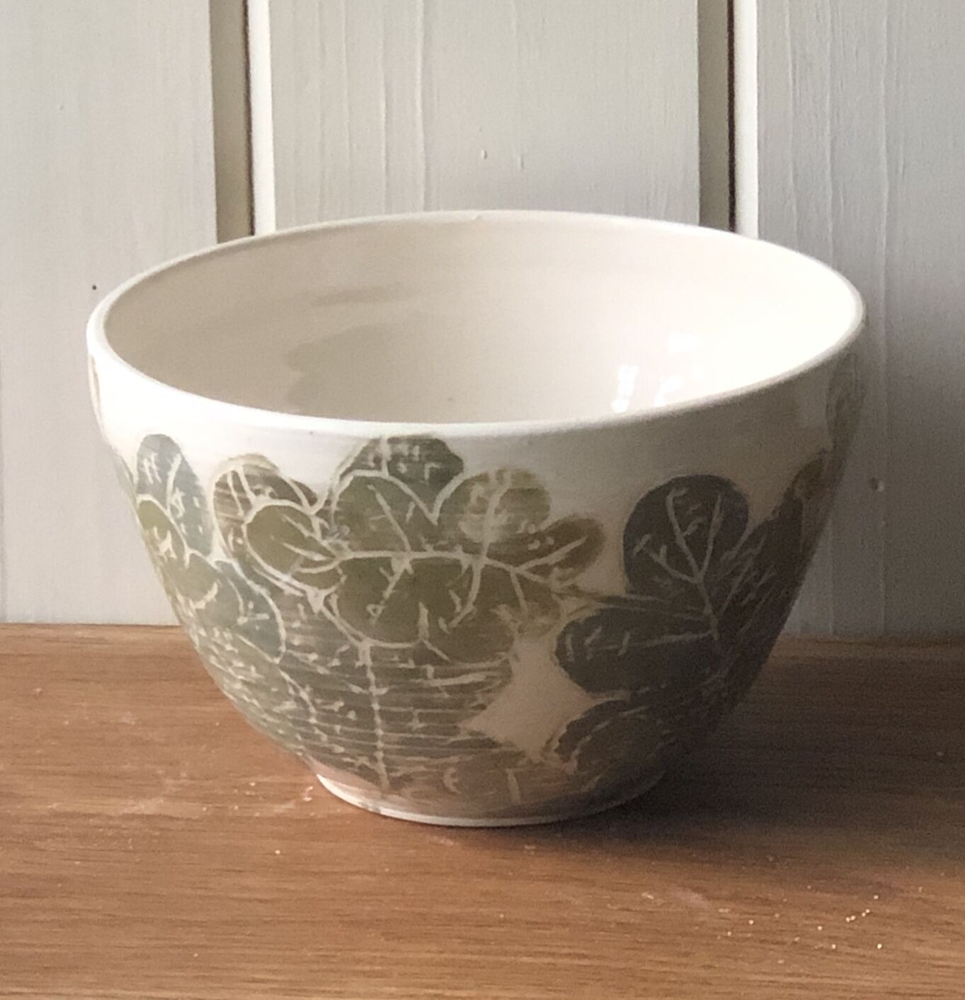 Deep Oak Leaf Bowl