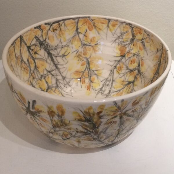 Large Deep Gorse Bowl