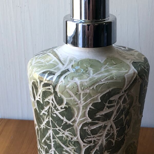 Summer Oak Leaves Soap Dispenser