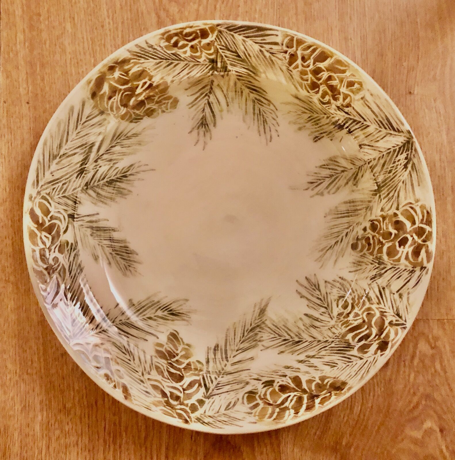 Pine Needle & Cone Dish