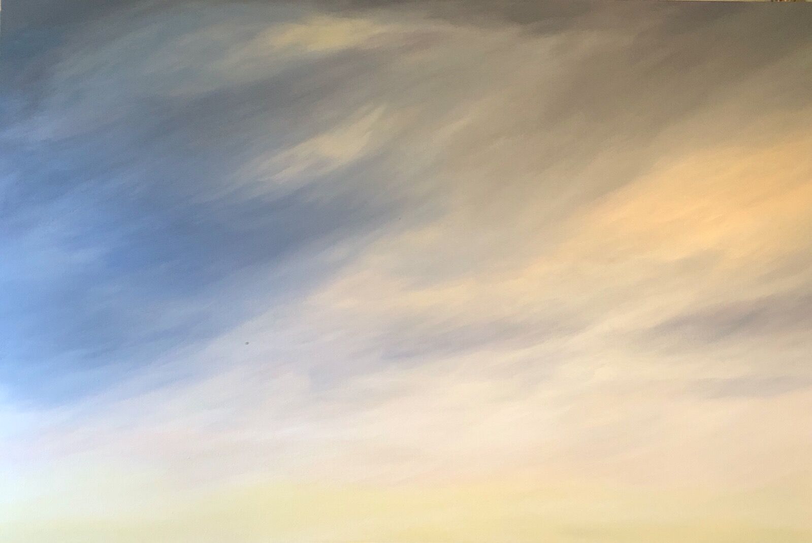 'A Brighter Day Ahead' 1m x 1.5m canvas painted in acrylic