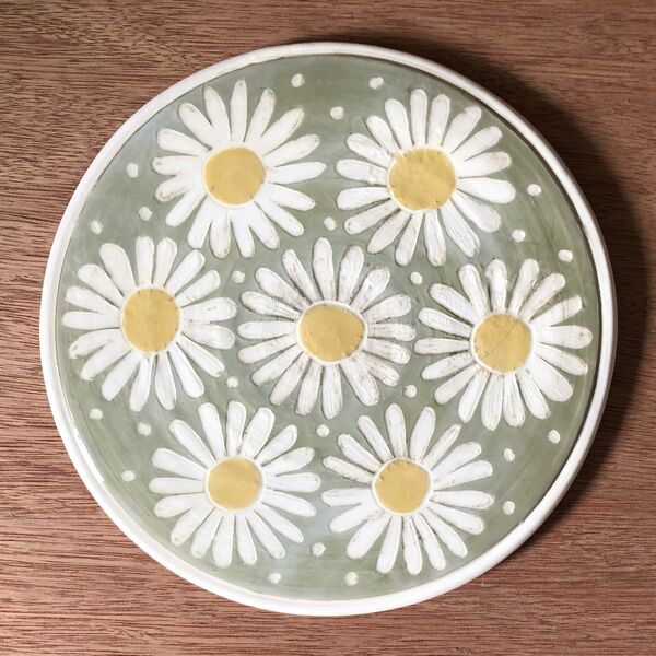 Daisy Cake/Cheese Server - Sold