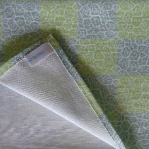 Cool Barnacle Check Tea Towel