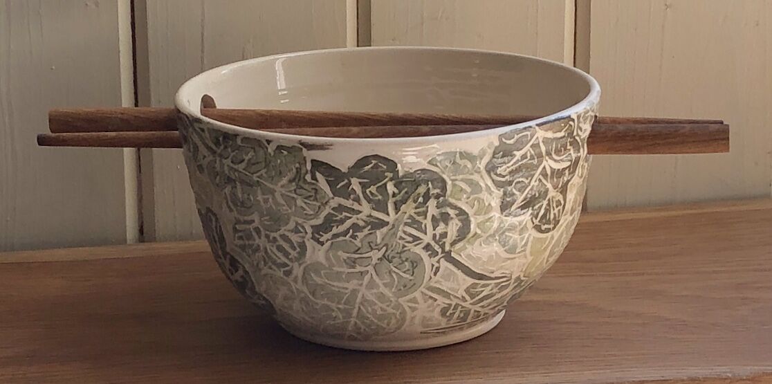 Summer Oak Leaves Noodle Bowl