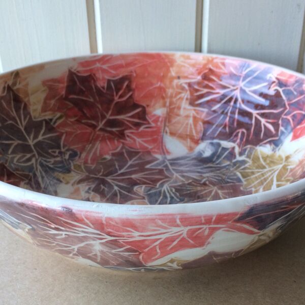 Large Crimson King Maple Bowl - Sold