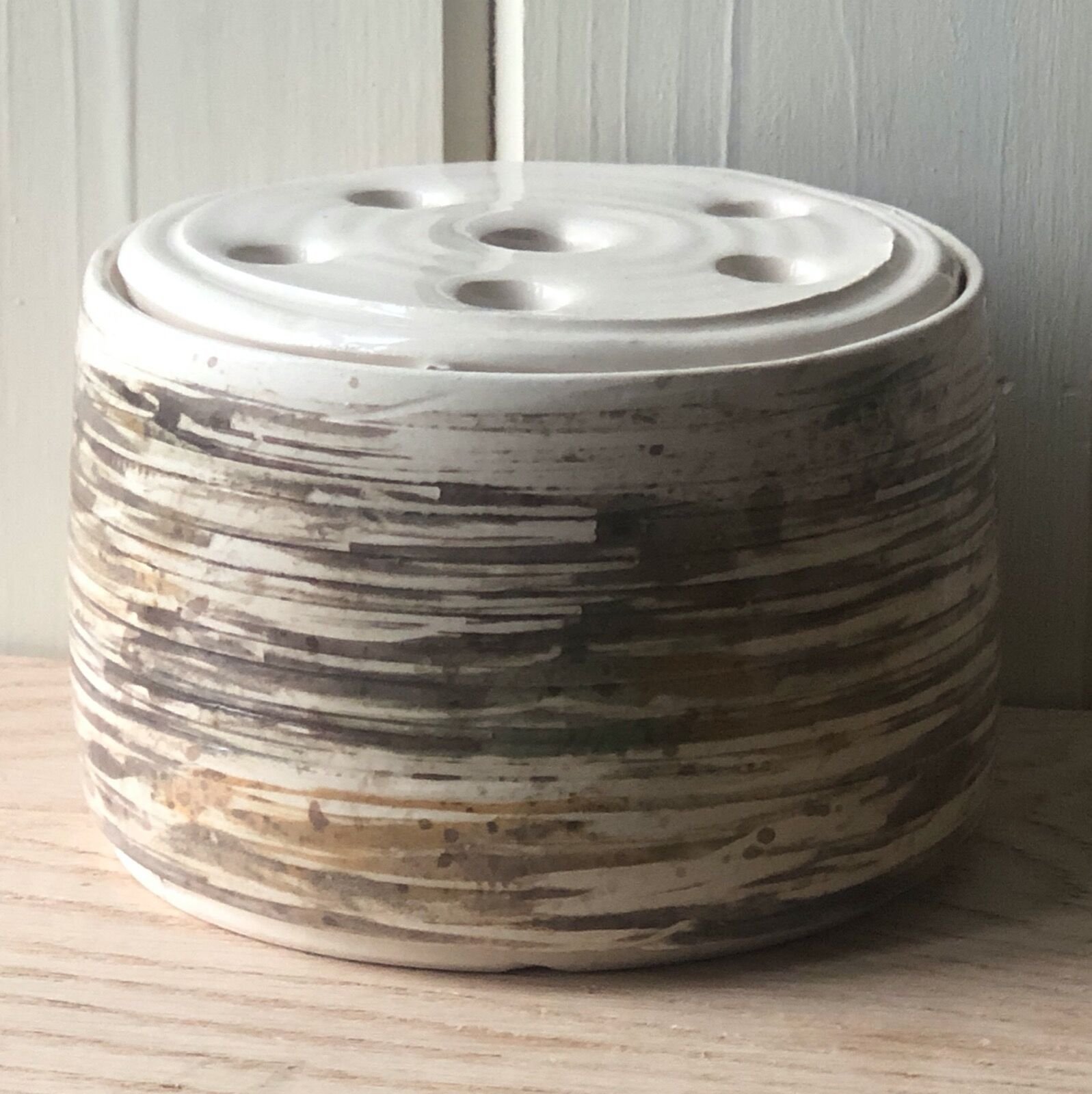 Silver Birch Bark Flower & Foliage Cannister