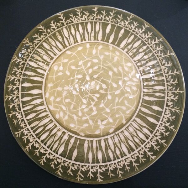 Mixed Moss Cake/Cheese Server - Sold