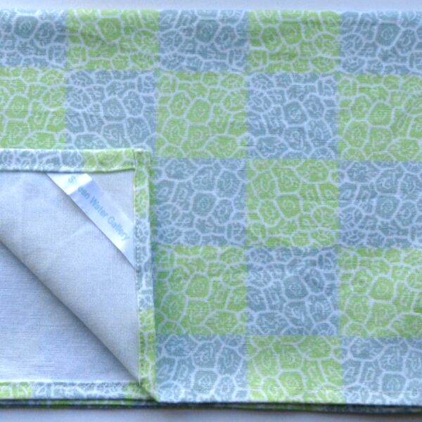 Cool Barnacle Check Tea Towel