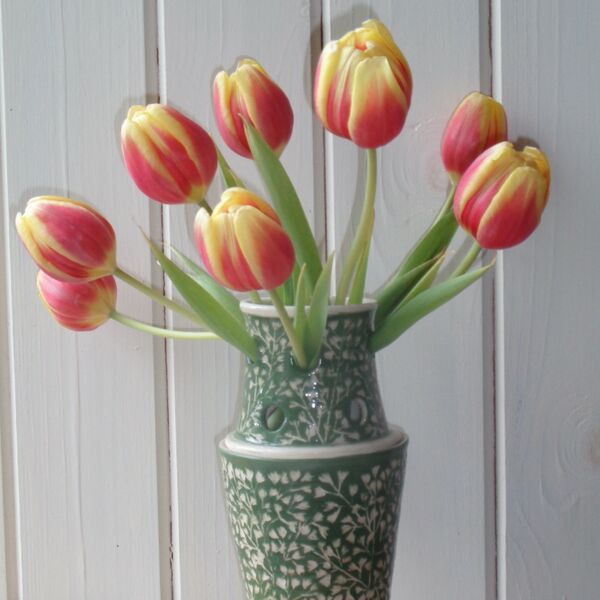 Decorated Flower Vase