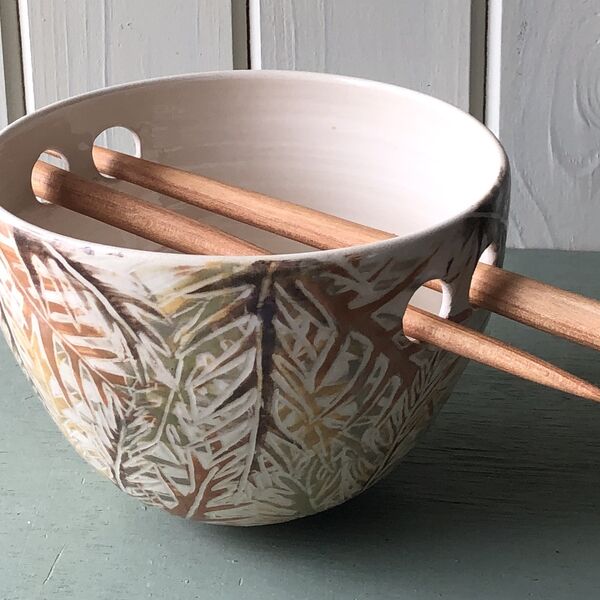 Layered Bracken Noodle Bowl & Beech Chopsticks