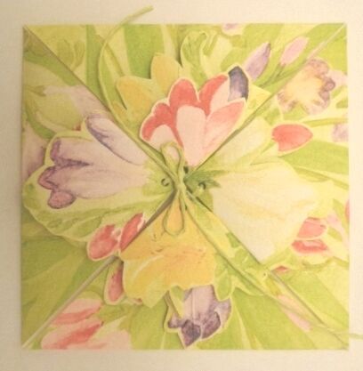 Fresia Origami Folding Card