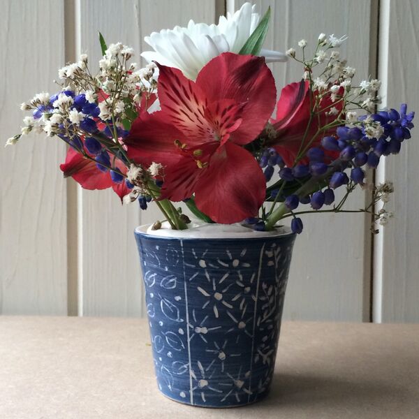 Smallest Decorated Cannister Vase