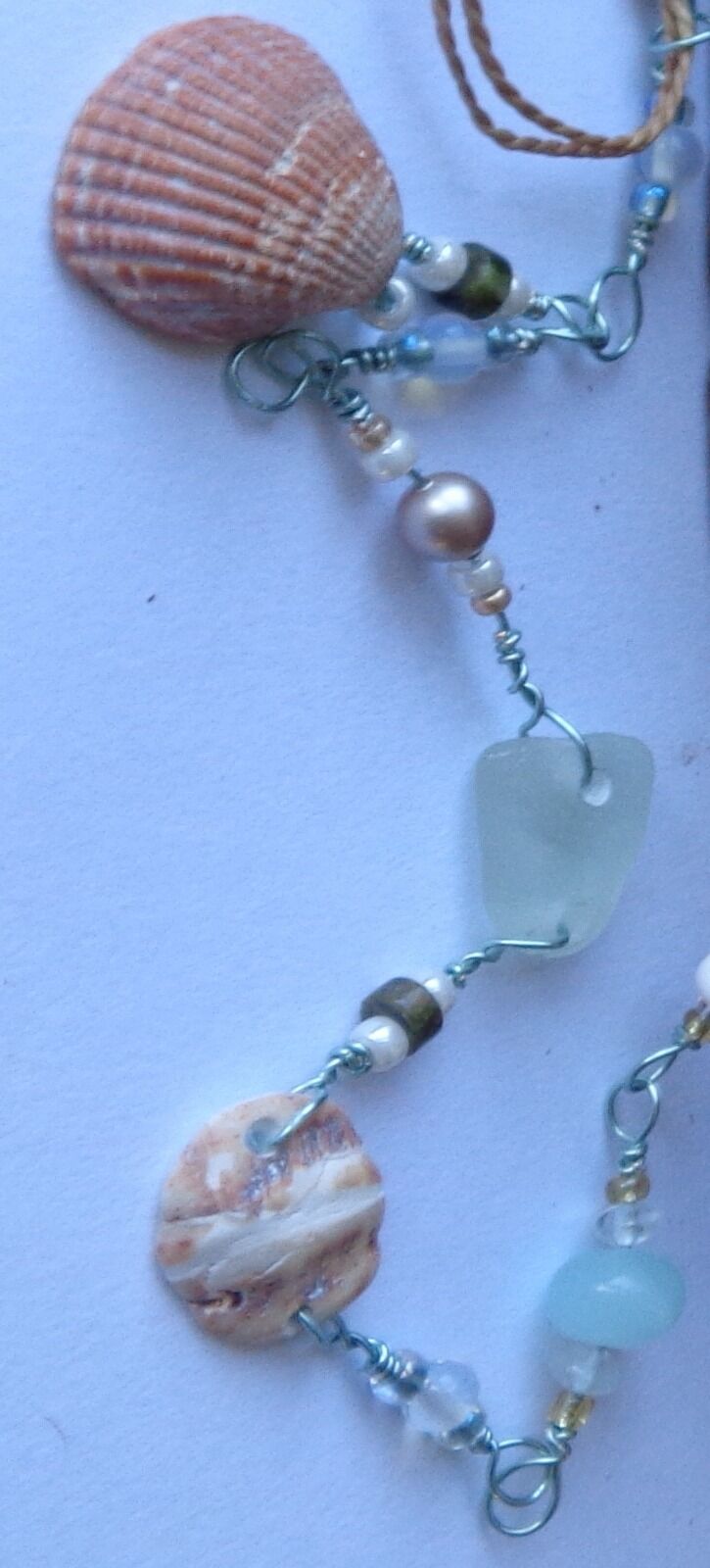 Shell & Sea Glass Necklace