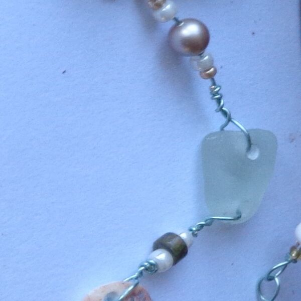 Shell & Sea Glass Necklace