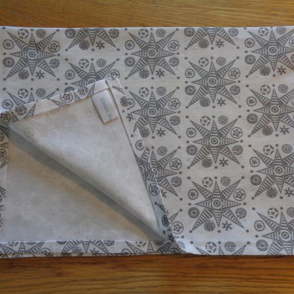 Silver Star Tea Towel