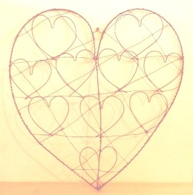 Wire Message Heart