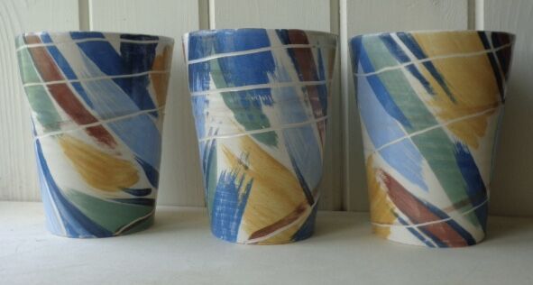 3 "Brushmarks" Beakers