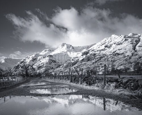 Langdale Pikes,Winter