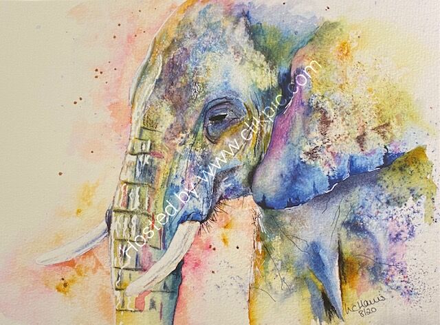 Matriarch of the Herd A3 print
