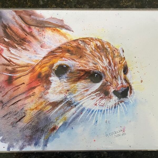 Otterly Amazing A3 Print