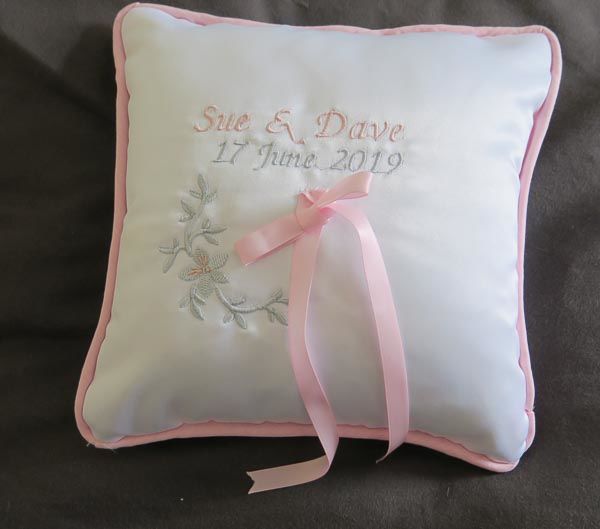 Personalised Ring Cushion