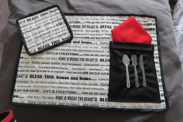 Modern Dining Table Mats, set of 6