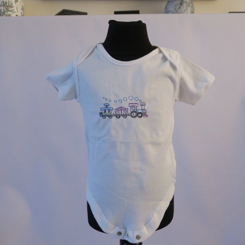 Baby Grow with Train Design