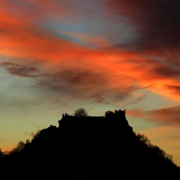 Sky over castle