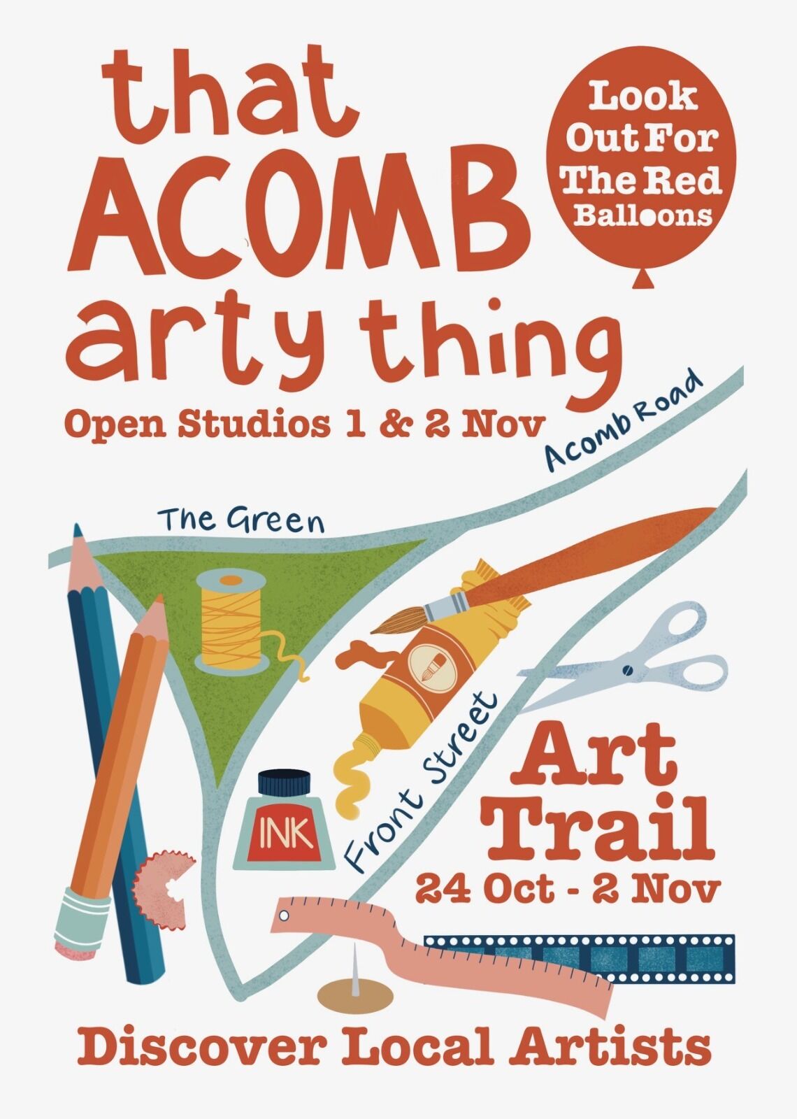 that acomb arty thing poster