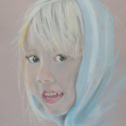Mary Pastel Drawing