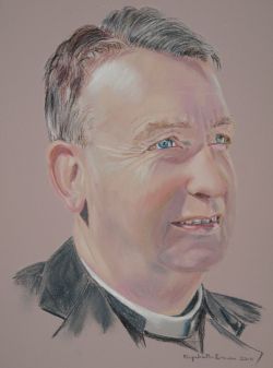 Father Jeremy Pastel Drawing