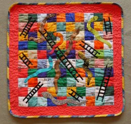 Patchwork Snakes and Ladders