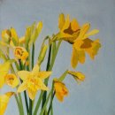 Daffodils I - acrylic