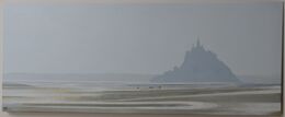 Misty Morning Mont St Michel from Genets