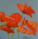 Poppies II - acrylic