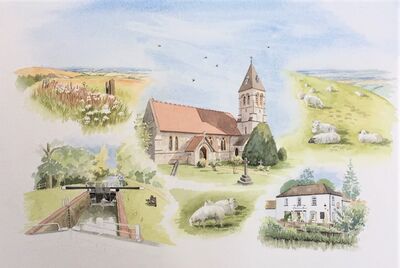 West woodhay church and scenes