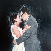 First Dance Portrait Painting