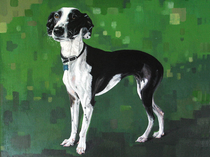 'Ella' - Dog Portrait Painting