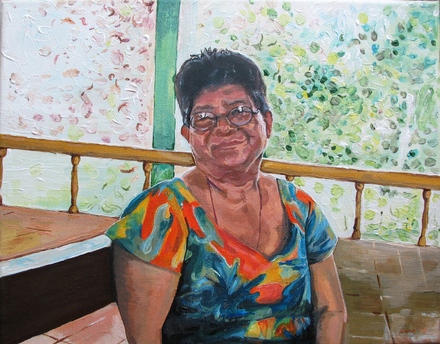 'Untitled' Portrait Painting